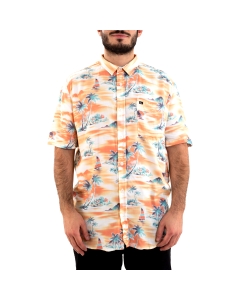 Camisa Mc Island Hopper (Naranja) Quiksilver