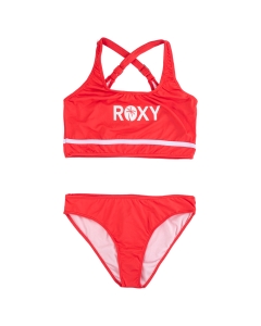 Bikini Perfect Surf Time Crop Top (Cor) Roxy Niña