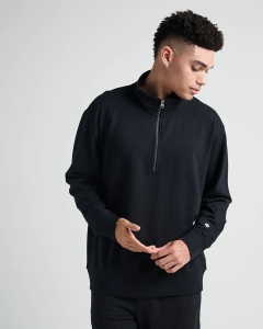 Buzo 1/2 Zip Shelter (Blk) STANCE